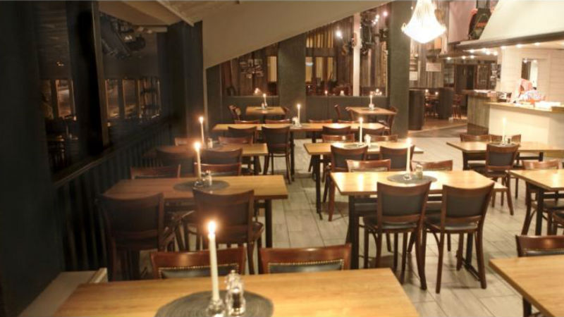 Matsalen p Hotell Laponia i Arvidsjaur